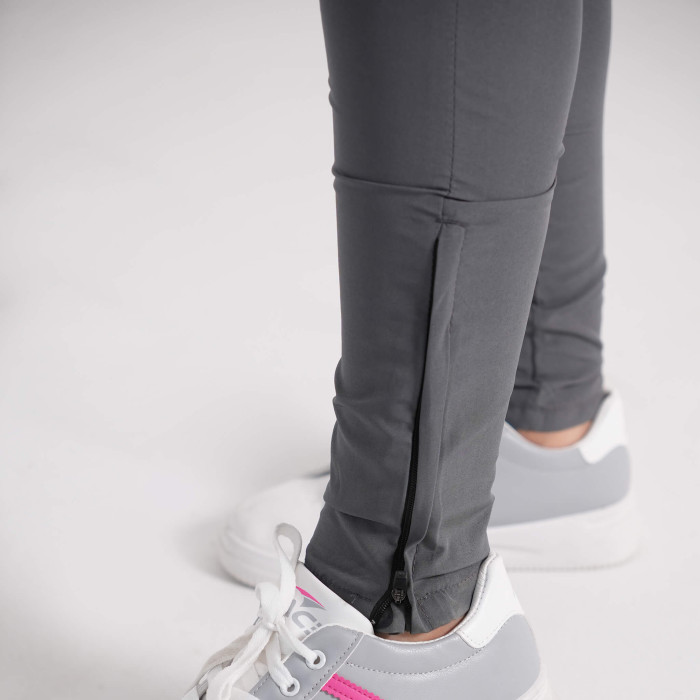 Micro-Stretch Gray Trouser