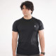 Dri-Fit Two Stripes Black Interlock Tee