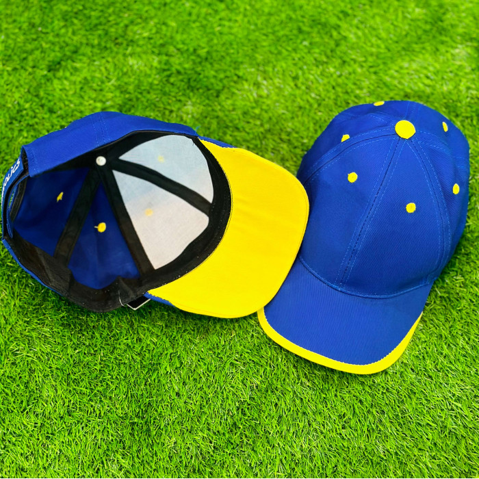 BLUE X YELLOW CAP 