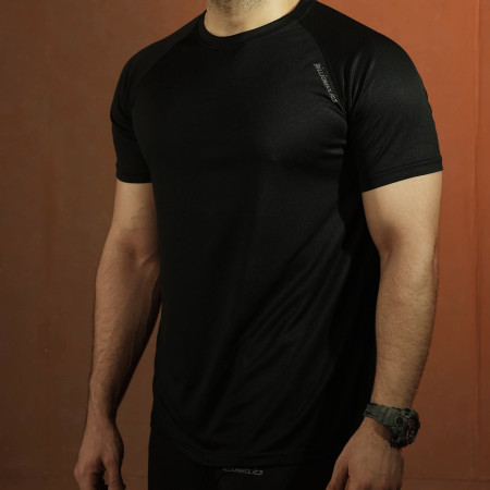 UrbanGlisten Bar Design BLACK Mesh Tee UrbanGlisten Bar Design BLACK Mesh Tee