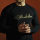 BillionHolics Nylon Aura Flex Black Tee