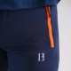 Lycra Vibrant Zip Navi Trouser