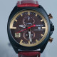 CURREN WATCH BROWN LEATHER STRAP WATCH