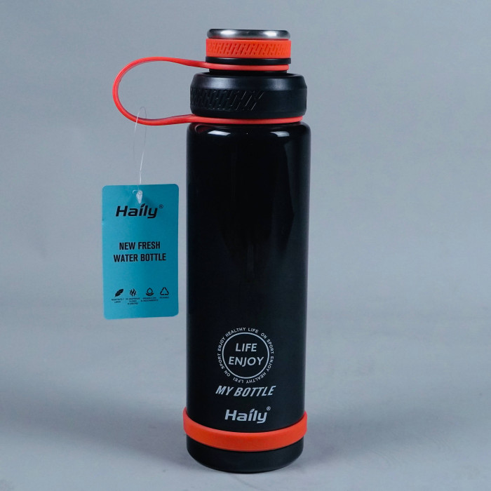 HAILY WATER BOTTLE BLACK 800ML 