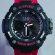 TOMI MILITARY SPORT DUAL TIME WATCH RED STRAP