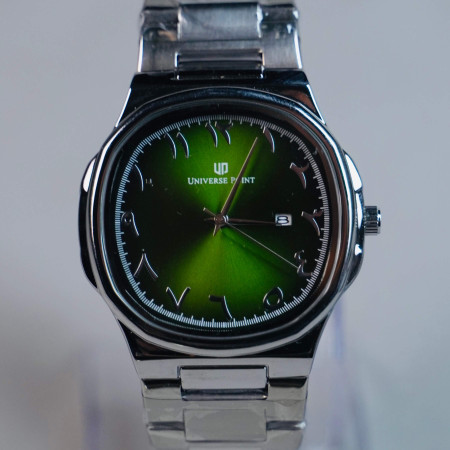 UNIVERSE POINT SILVER X GREEN QUARTZ UNIVERSE POINT SILVER X GREEN QUARTZ