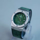 HUBLOT QUARTZ SILVER X GREEN