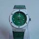 HUBLOT QUARTZ SILVER X GREEN