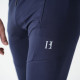 SeamlessFlex Zipper Blue Trouser