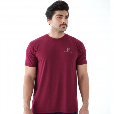 FlexiFit Maroon Texture Tee FlexiFit Maroon Texture Tee