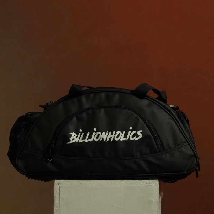 Black Leather D-Bag