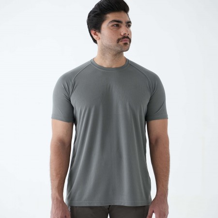 UrbanGlisten Bar Design Gray Mesh Tee UrbanGlisten Bar Design Gray Mesh Tee