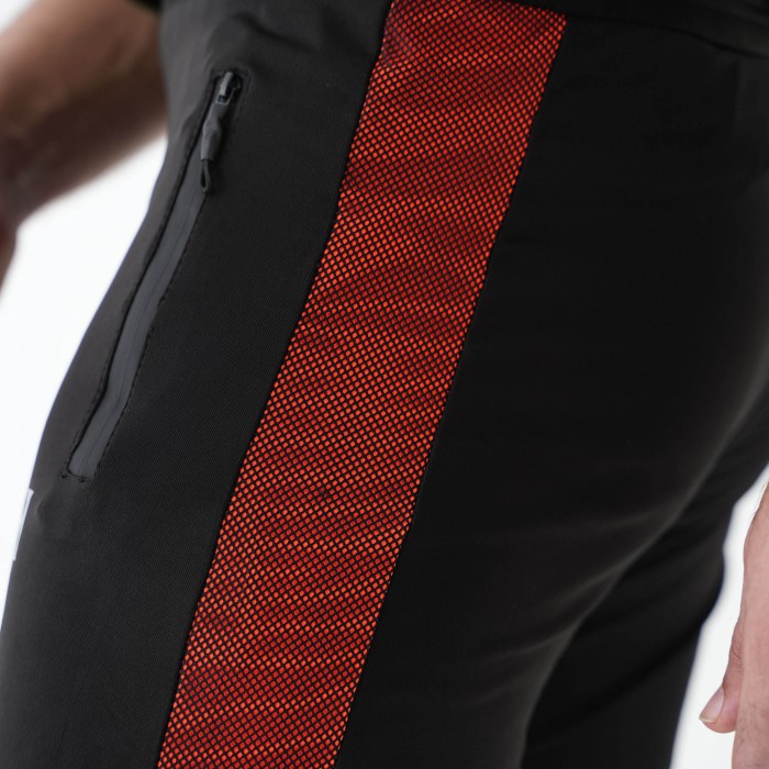 Vibrant Pannel Flex Black Trouser