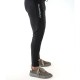 SeamlessFlex Zipper Black Trouser