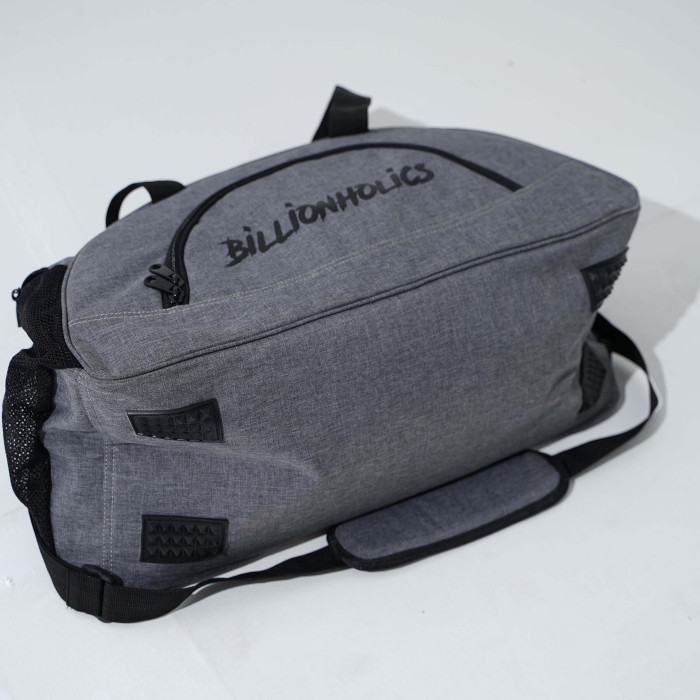 Gray Fabric D-Bag