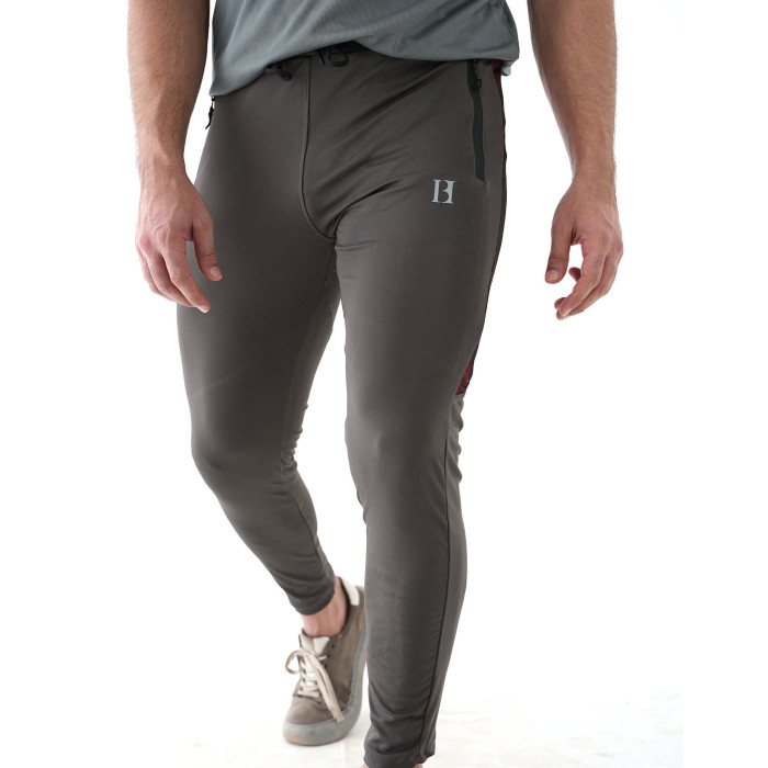 Vibrant Pannel Flex Gray Trouser