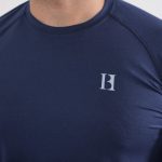 Lycra Flex Midnight Blue Tee - Image 2