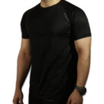 UrbanGlisten Bar Design BLACK Mesh Tee