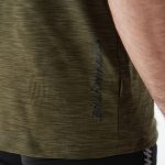 FlexiFit Olive Green Texture Tee - Image 4