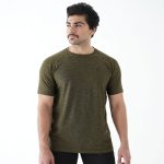 FlexiFit Olive Green Texture Tee
