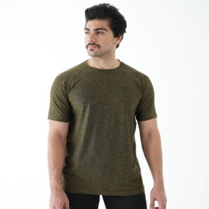 FlexiFit Olive Green Texture Tee