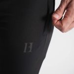 Micro-Stretch Black Two Stripe Trouser - Image 3