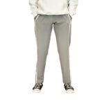 MICRO-STRETCH ONE STRIPE TROUSER GREY - Image 2