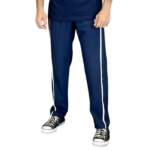 MICRO-STRETCH ONE STRIPE TROUSER NAVI
