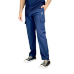 MICRO-STRETCH STRAIGHT PANT NAVI