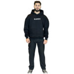 MICRO-STRETCH STRAIGHT PANTS BLACK - Image 3