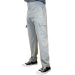 MICRO-STRETCH STRAIGHT PANTS GREY