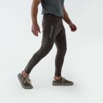 SeamlessFlex Zipper Gray Trouser - Image 3