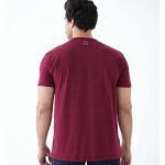 FlexiFit Maroon Texture Tee - Image 4